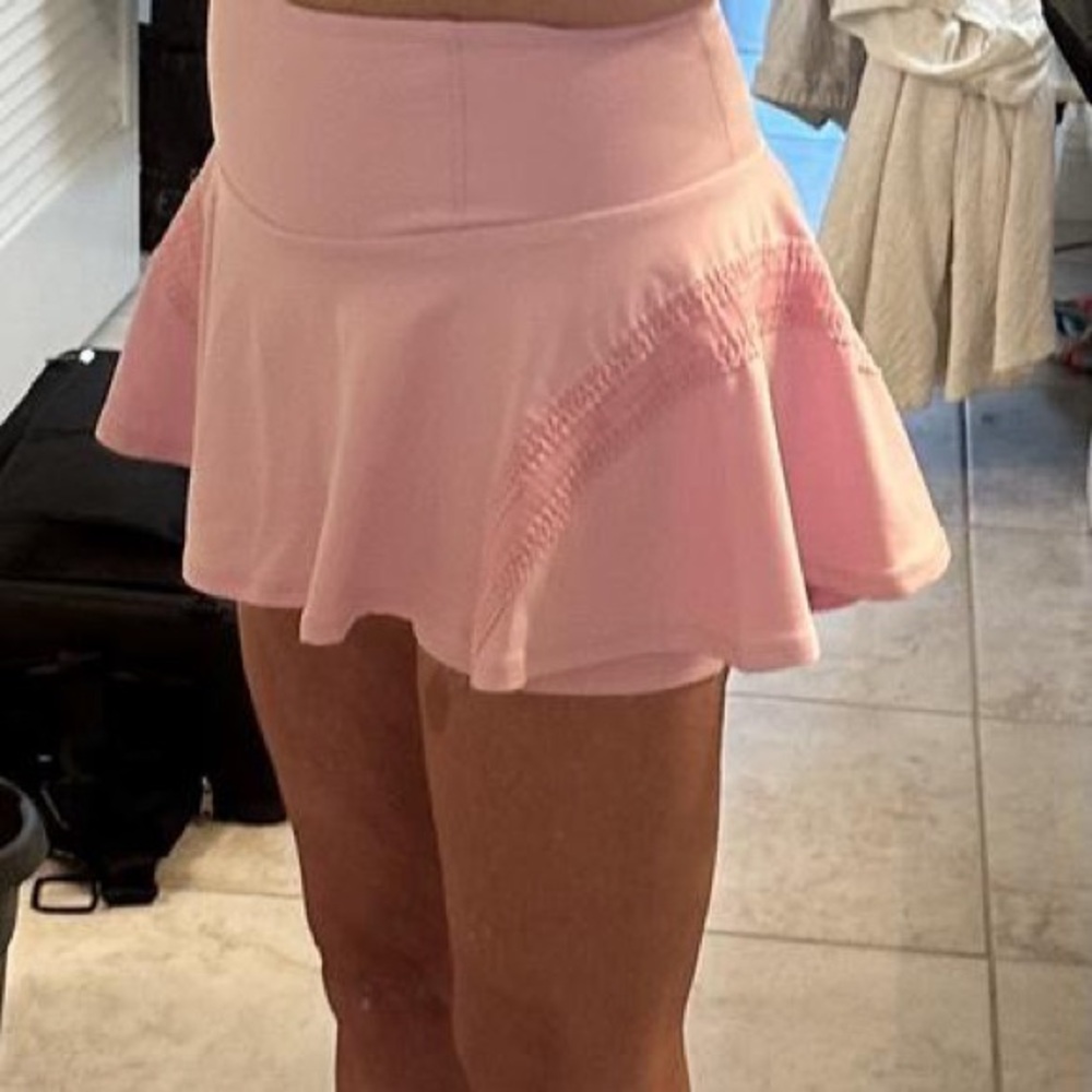 FP movement Pleats and Thankyou skort S RARE COLOR : peach